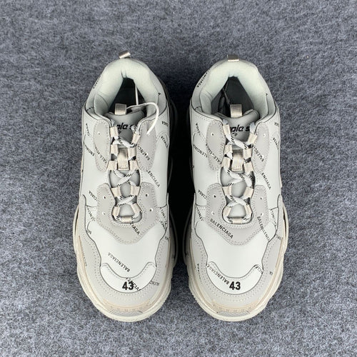 Balenciaga Triple S 'Allover Logo - Grey'