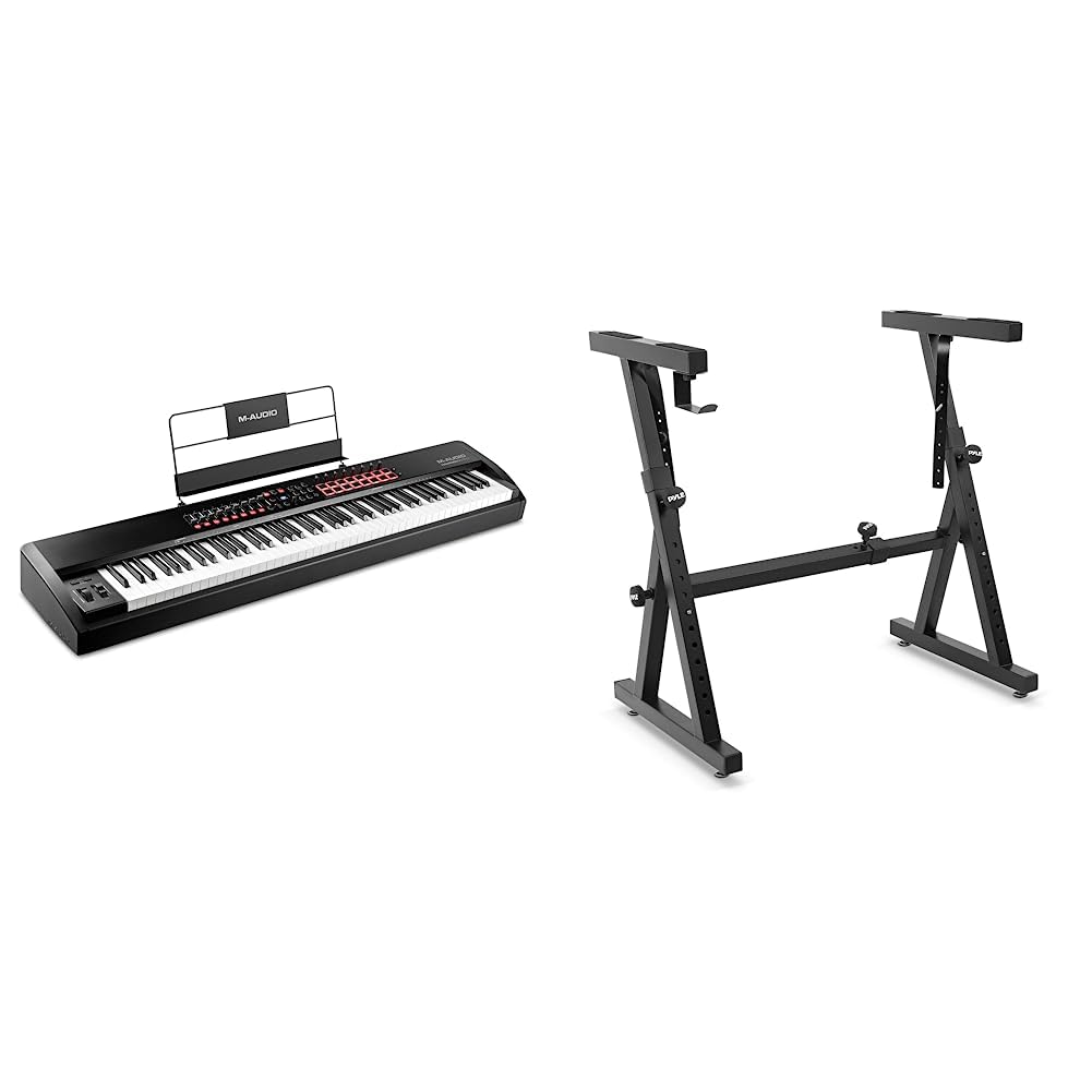 88 Key USB MIDI Keyboard Controller with Weighted Hammer Action Keys T773
