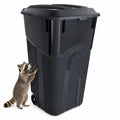 32-Gallon Heavy-Duty Wheeled Trash Can with Click-Lock Lid N73246