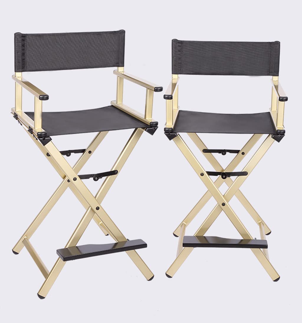 Foldable Portable Aluminum Makeup Artist Chair C4227