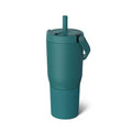 25oz Leakproof Stainless Steel Travel Tumbler with Handle & Straw M2861