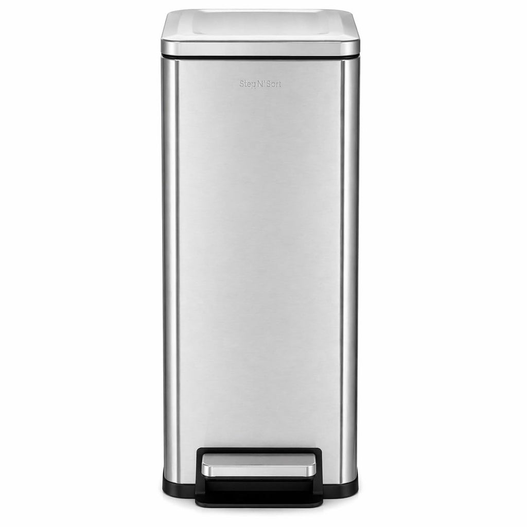 43L Dual Recycling Bin Stainless Steel A635974