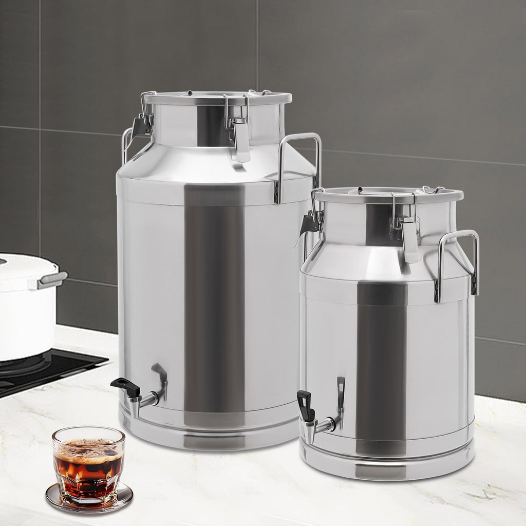 304 Stainless Steel Milk Can with Sealed Lid X947