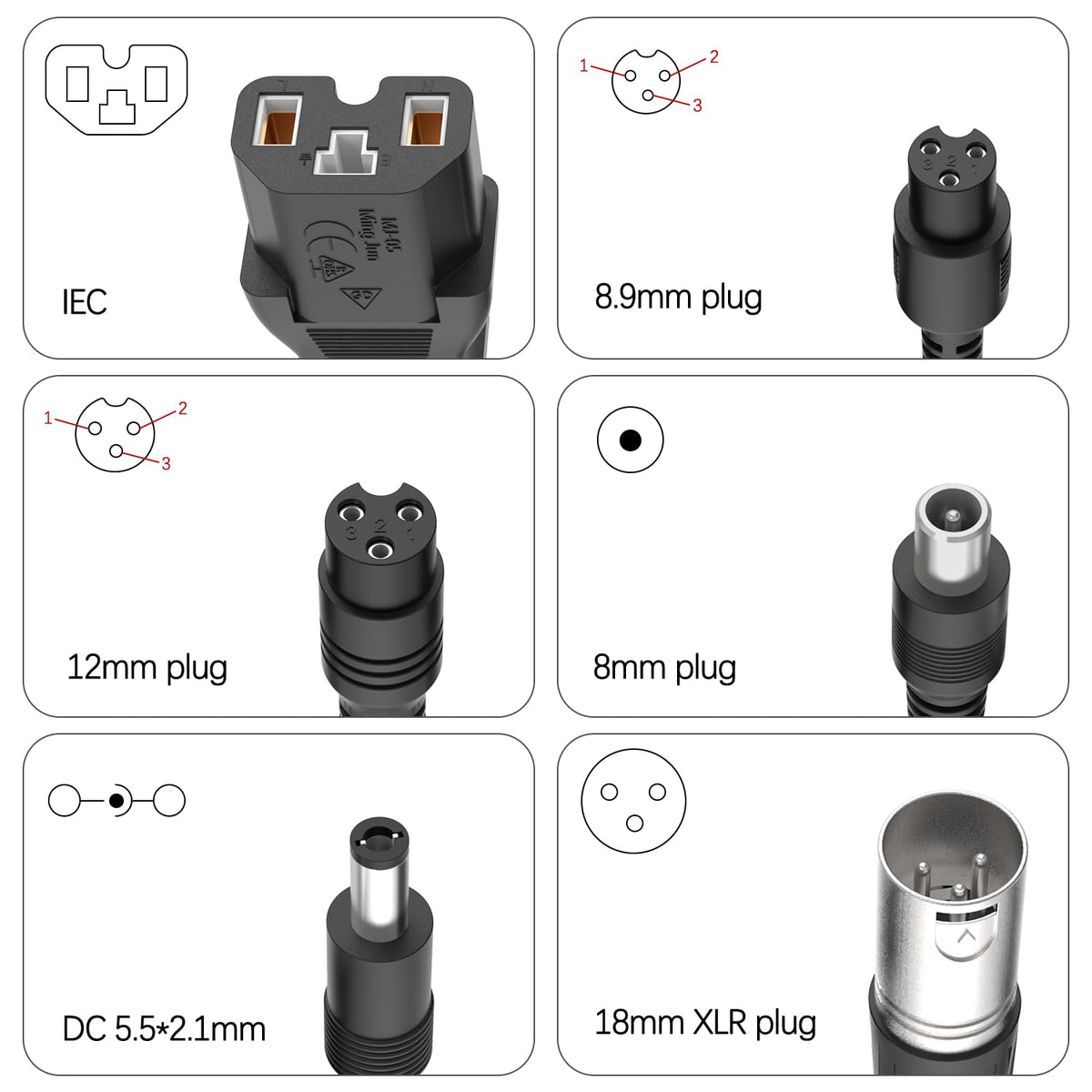 54.6V 2A Electric Bike Charger for 48V Lithium Battery H720818
