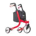 Red 3 Wheel Rollator Walker V680966