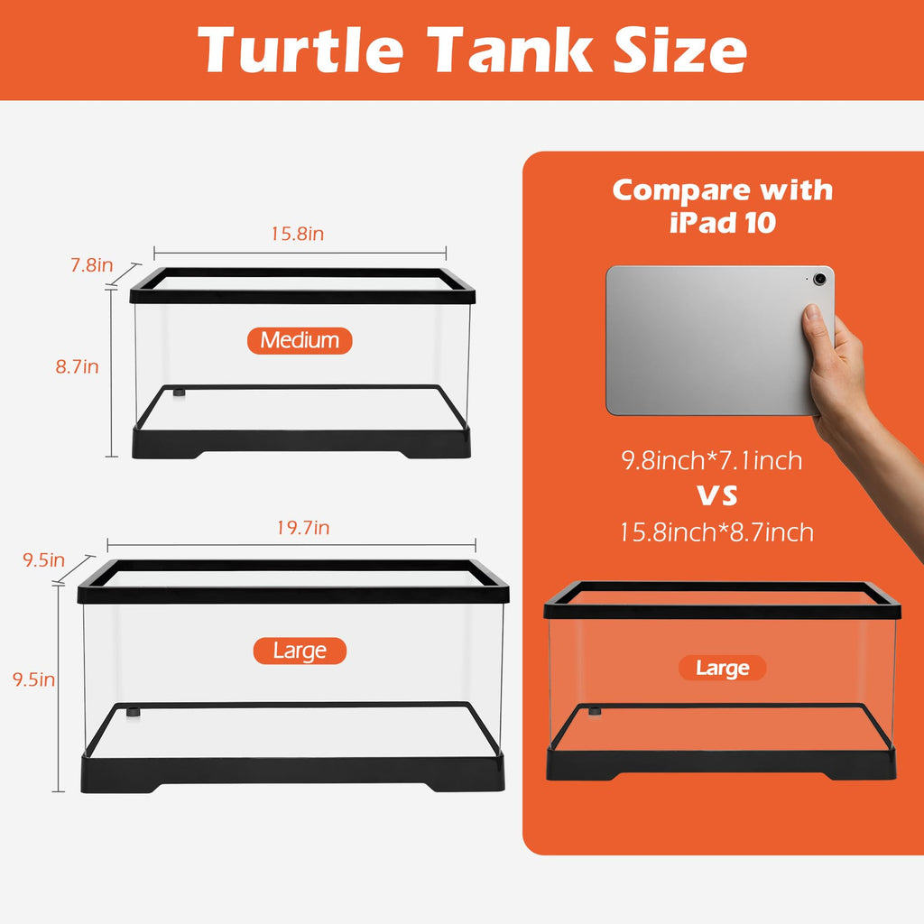 4.6 Gal Baby Turtle Tank Starter Kit P4384