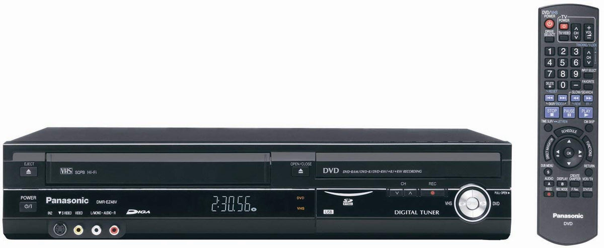 1080p Upconverting VHS DVD Recorder with Built In Tuner S2645