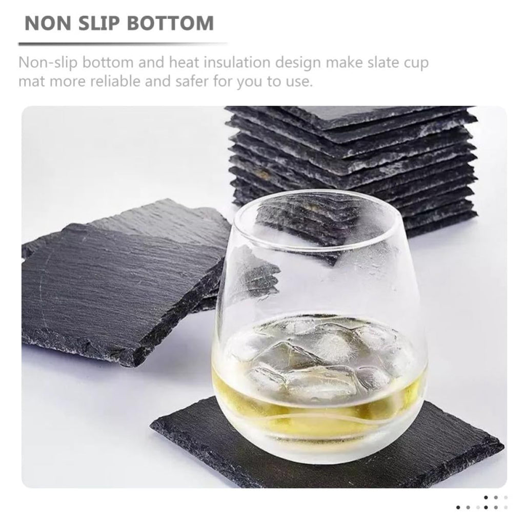 Natural Stone Coaster Set E1522