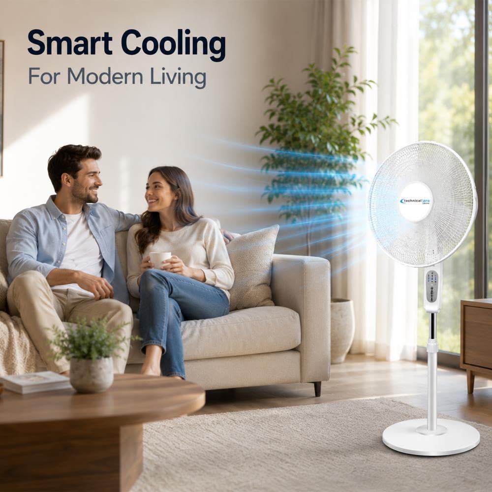 16" Standing Fan with WiFi Control C6423