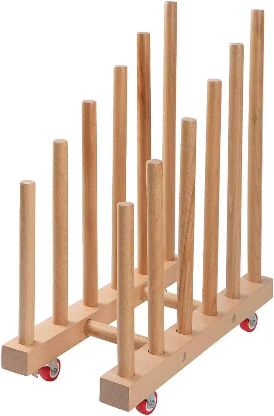 Artwork Storage Rack with Brake Caster Wheels 12in X865