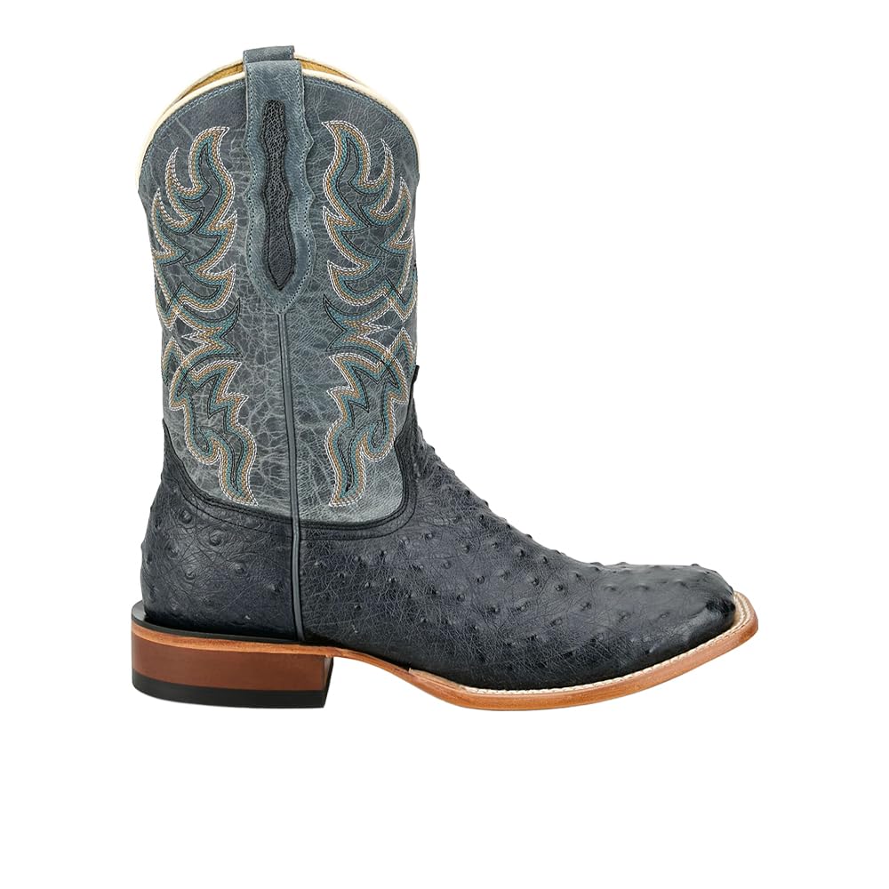 Grey Ostrich Western Boot Y413750