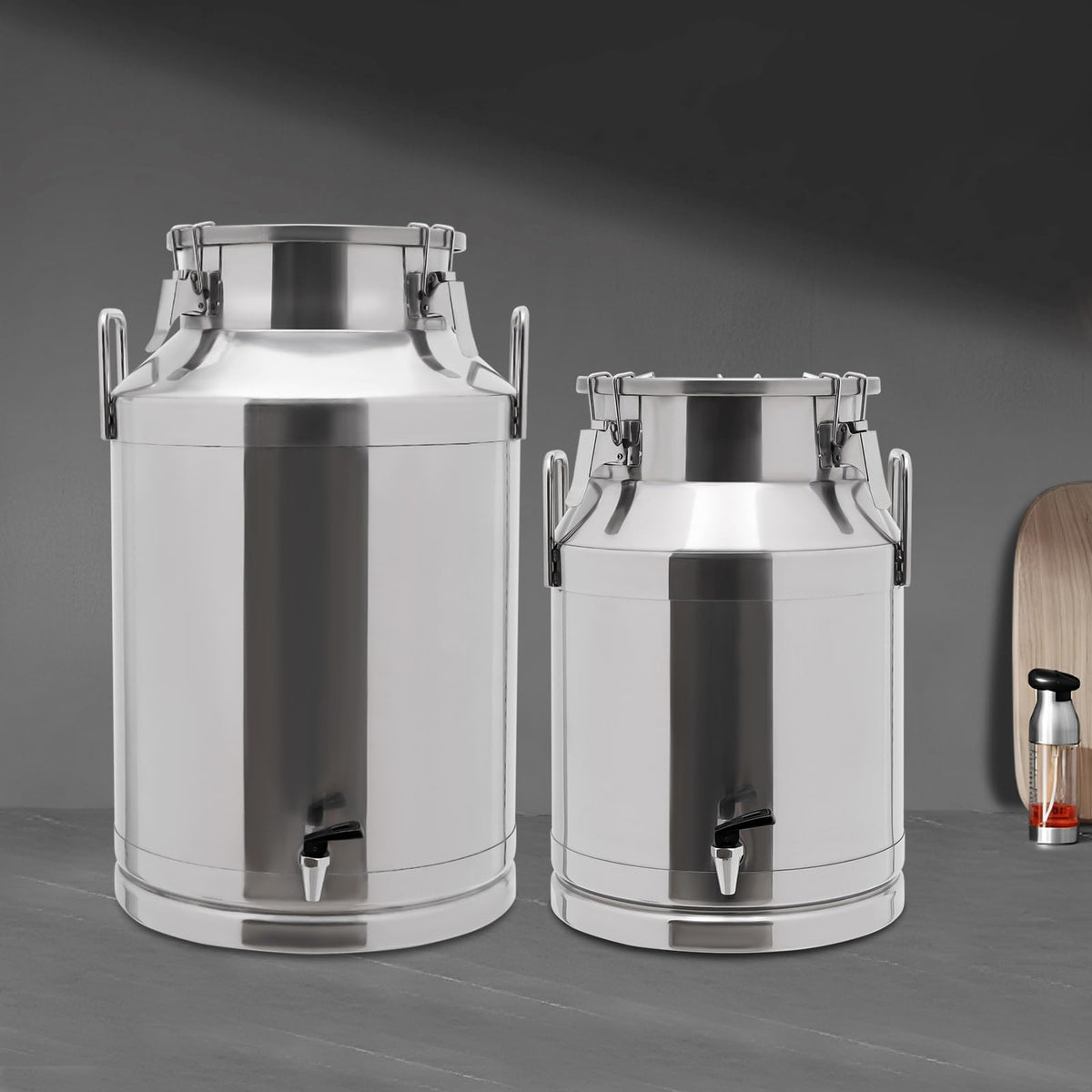 304 Stainless Steel Milk Can with Sealed Lid X947