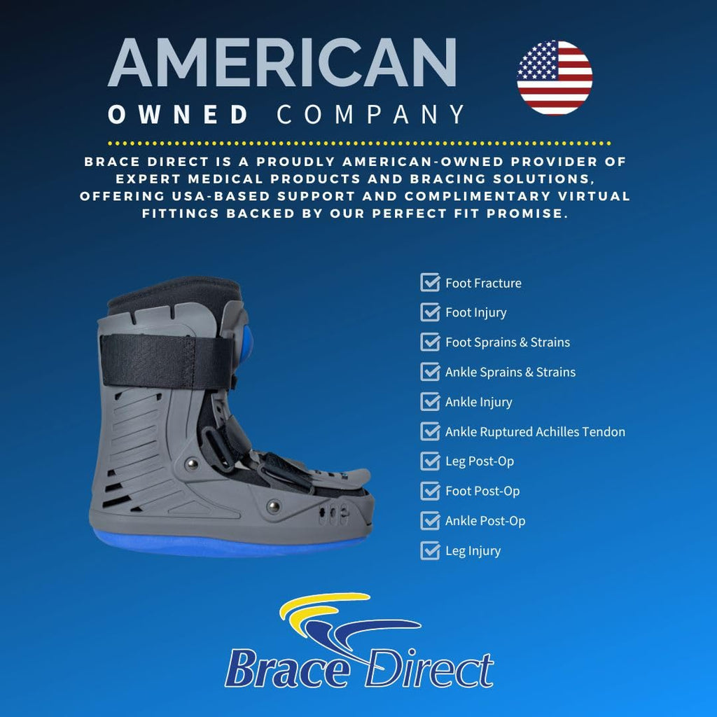 Lightweight Short Air Walking Boot with Toe Guard W7408
