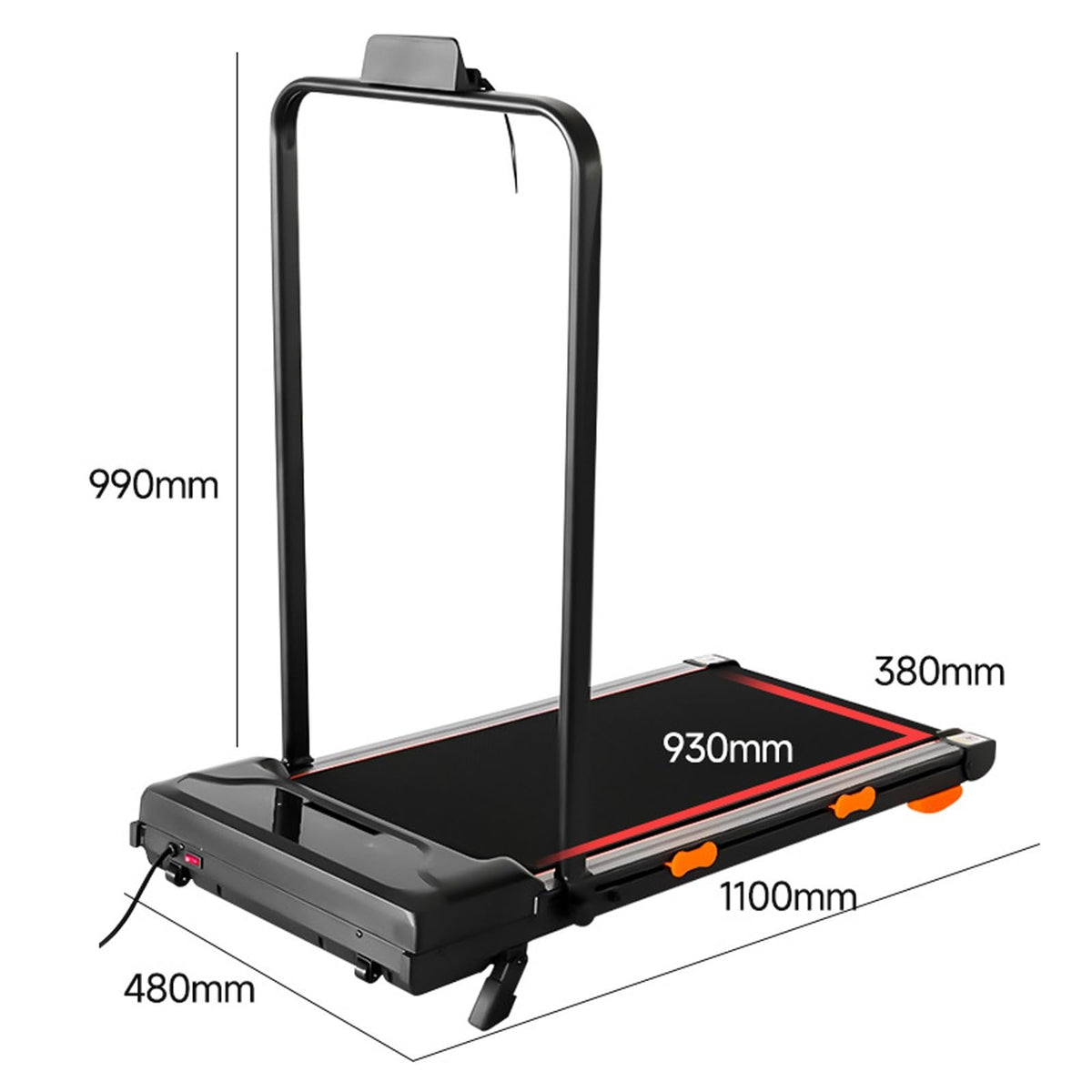 3-in-1 Under Desk Treadmill with Incline P64049