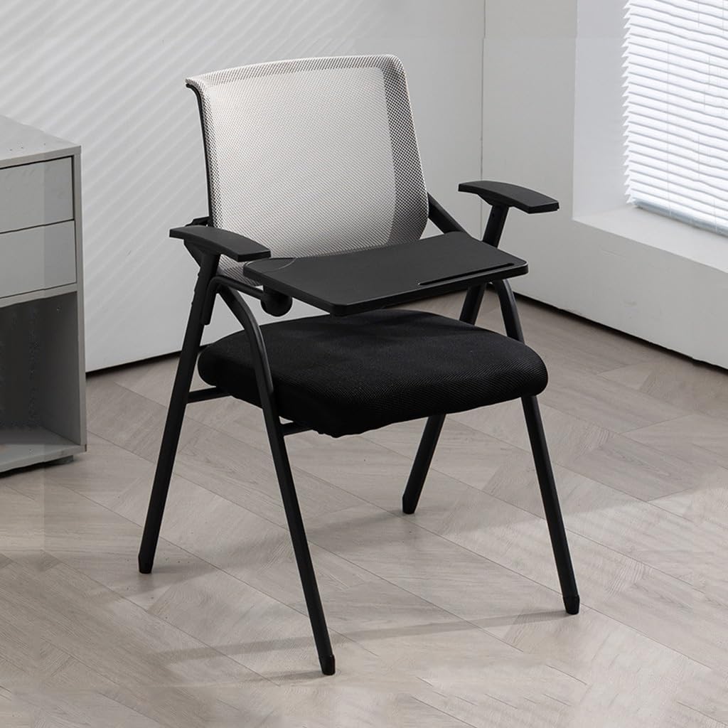 Mesh Office Chair with Lumbar Support and Desk D7638