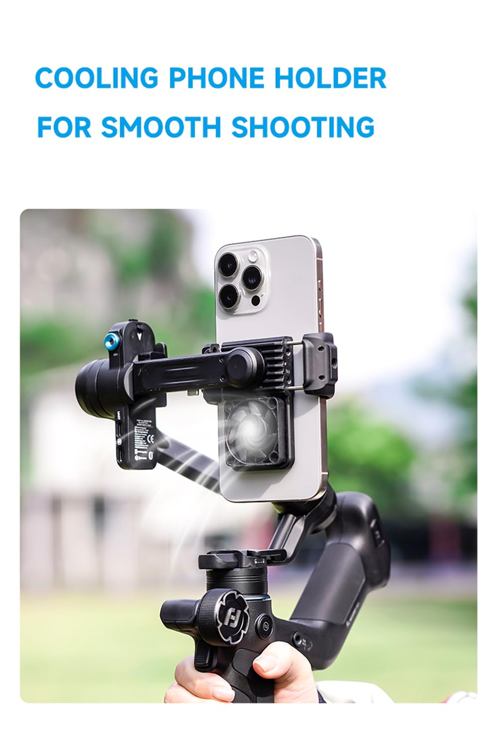 3-Axis Phone Gimbal Stabilizer with Integrated Grip N931115