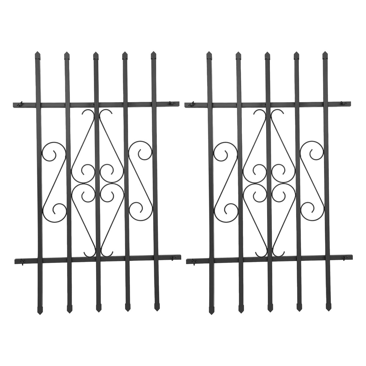 Window Security Bars Rust Resistant 24 x 36in Z93226
