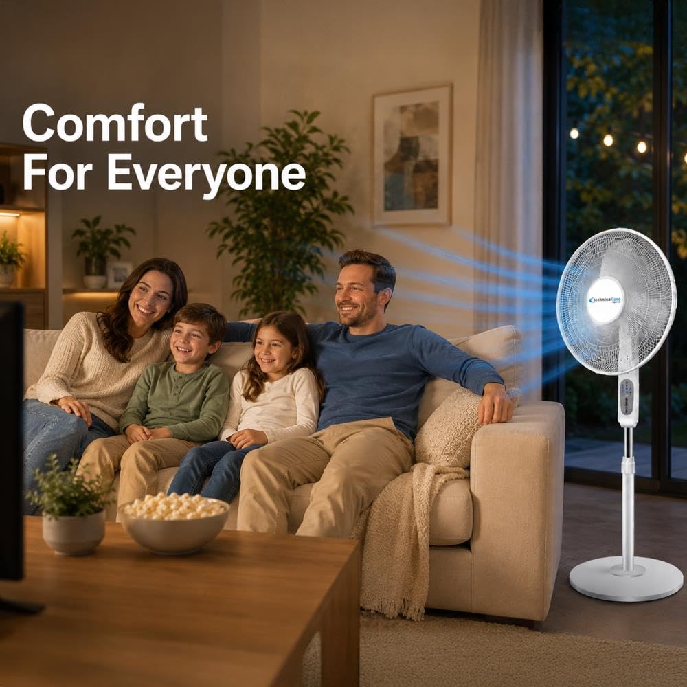 16" Standing Fan with WiFi Control C6423