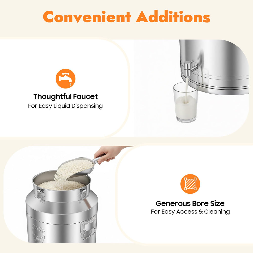 20Gal Stainless Steel Water Dispenser with Faucet Y29865
