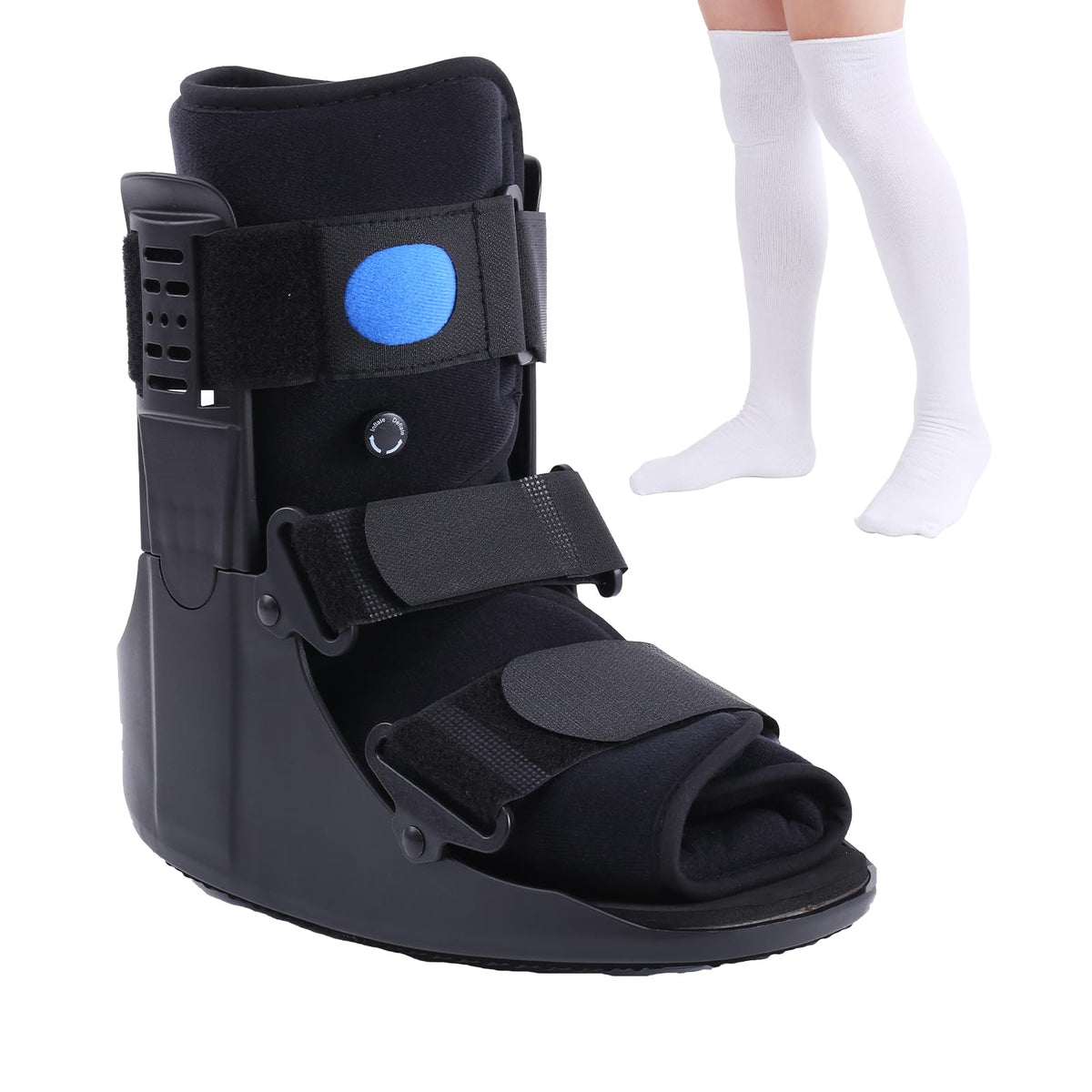 Inflatable Walker Fracture Boot with Replacement Sock Liner (Medium) W534948