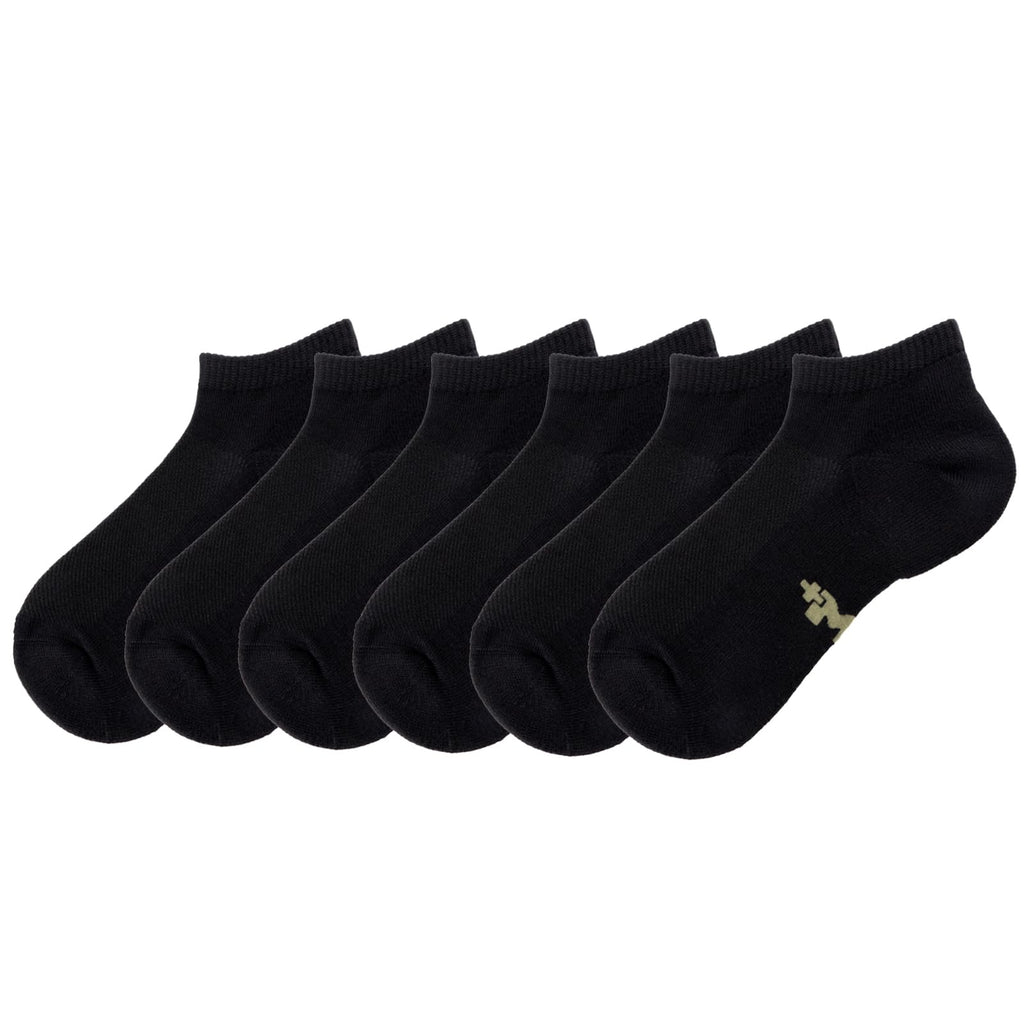 Bamboo Viscose Low Cut Cushioned Socks 6 Pairs J3336
