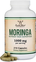 Organic Moringa Leaf 1,000mg 210 Capsules G6259