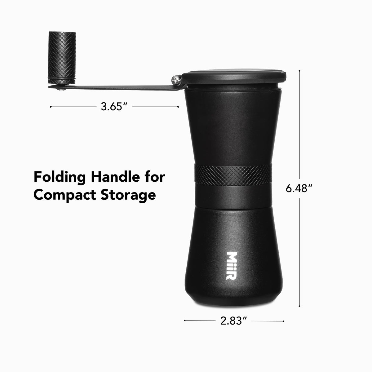 Manual Coffee Grinder with Stainless Steel Burrs O45958