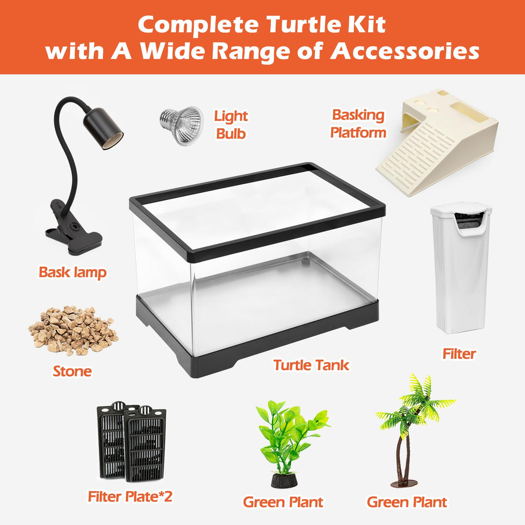 4.6 Gal Baby Turtle Tank Starter Kit P4384