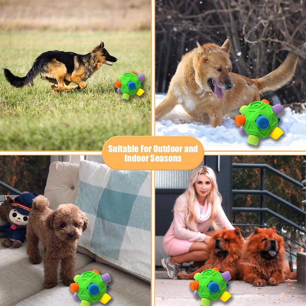 Interactive Puzzle Dog Toys Slow Feeder with Squeaky Carrot Toy Q23932