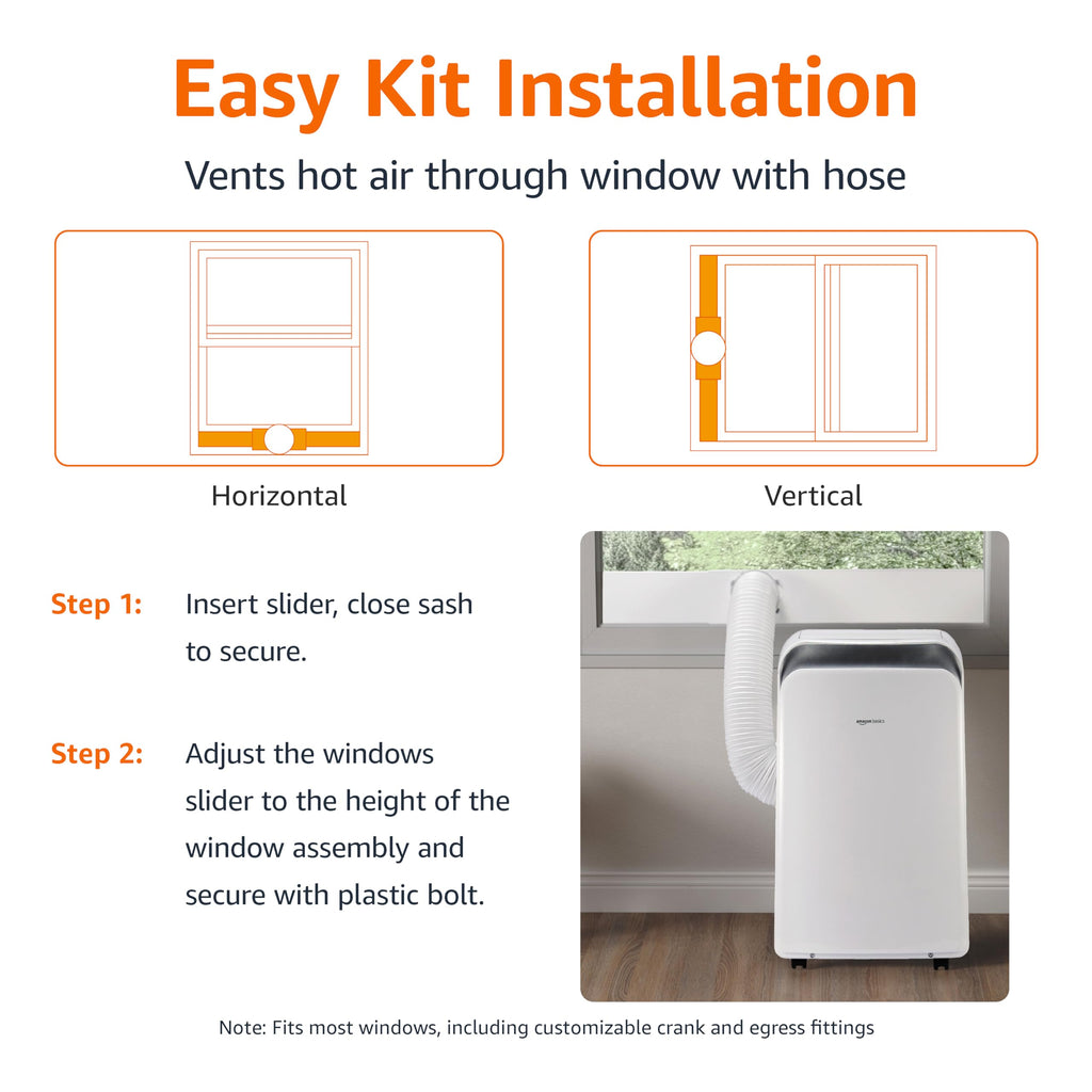 3-In-1 Portable Air Conditioner with Remote, 10000 BTU, White T766