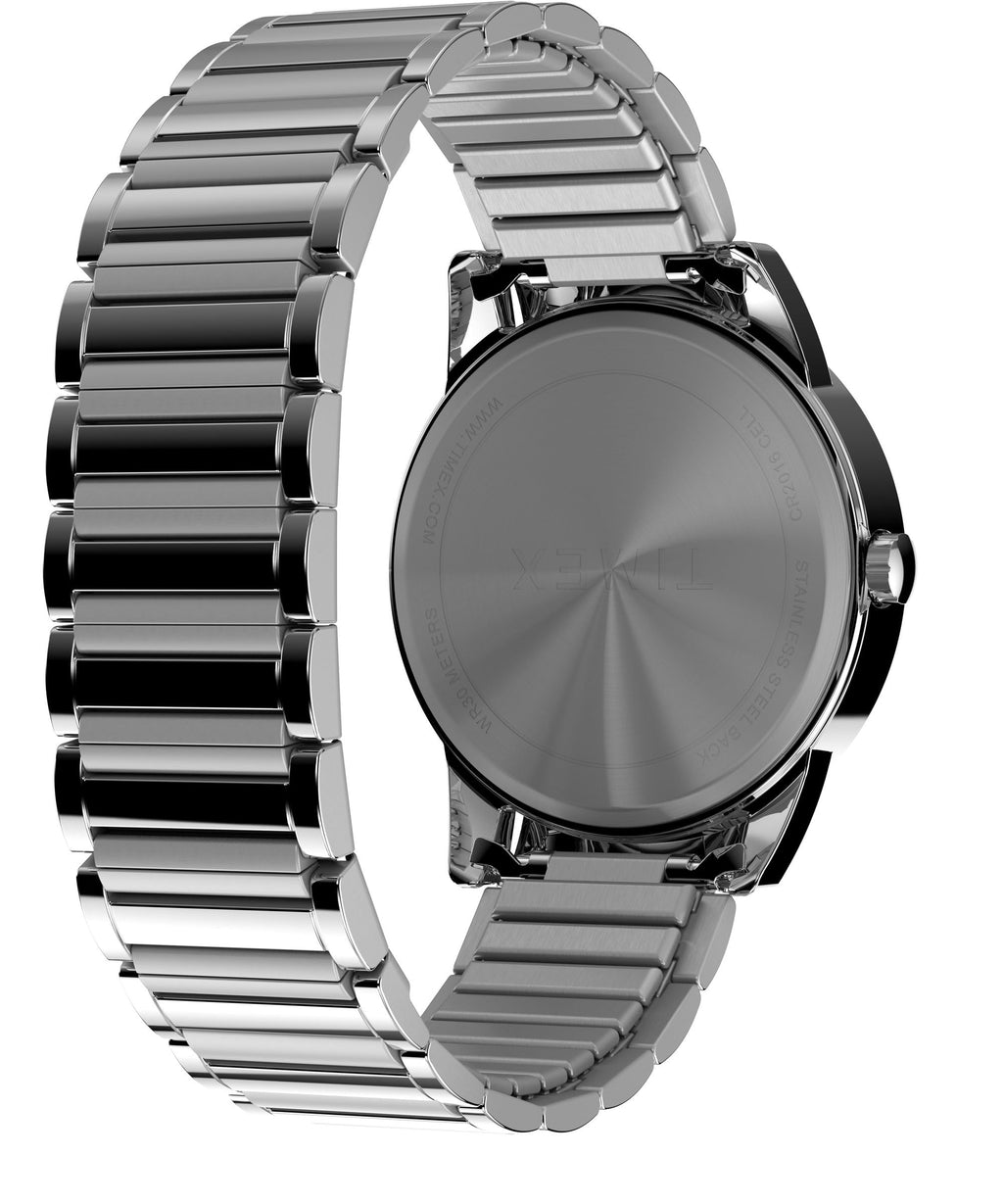 Men's 40mm Watch Blue Dial Silver-Tone H7172