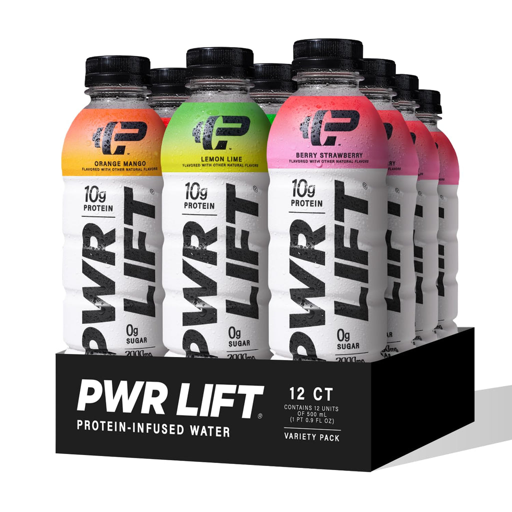 Whey Protein Water Variety Pack 16.9 Oz (Pack of 12) Z98219