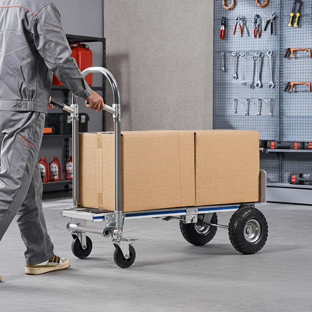 2 in 1 Convertible Hand Truck Dolly 1000 lbs Q348233
