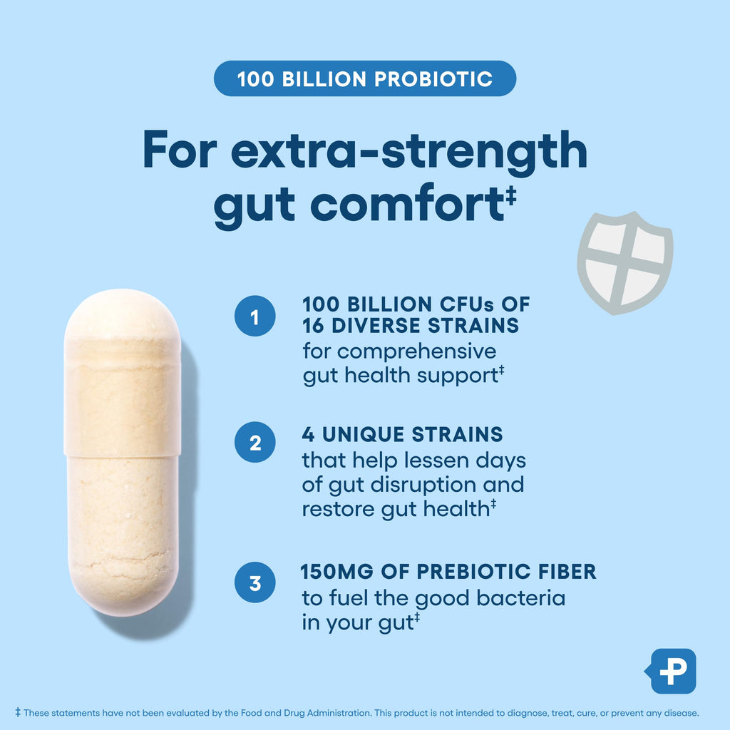 100 Billion 16 Strains Probiotic with Prebiotics F18420