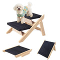Wooden 2-in-1 Foldable Pet Stairs & Ramp L20986