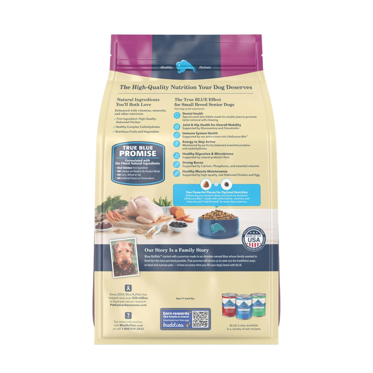 Chicken Small Senior Dog Food 5 lb I943303