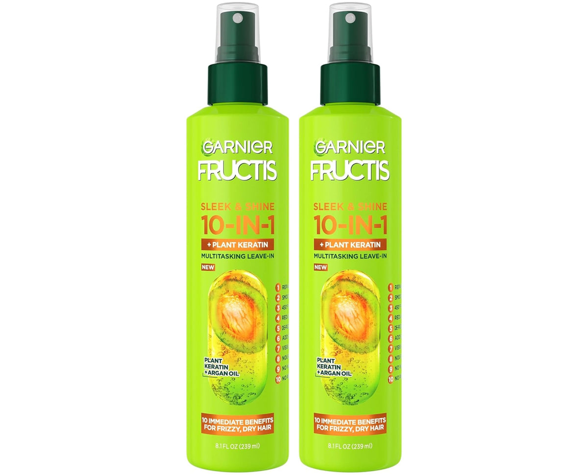 10-in-1 Leave In Conditioner Spray with Argan Oil 8.1 Fl Oz 2 Pack Z4053