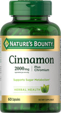 Cinnamon 2000mg Plus Chromium 60 Capsules Y83356