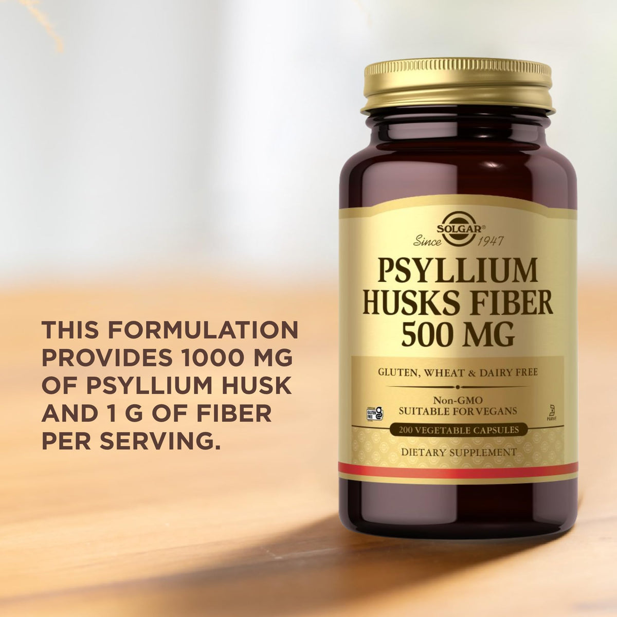 Psyllium Husks Fiber 200 VCaps M8964