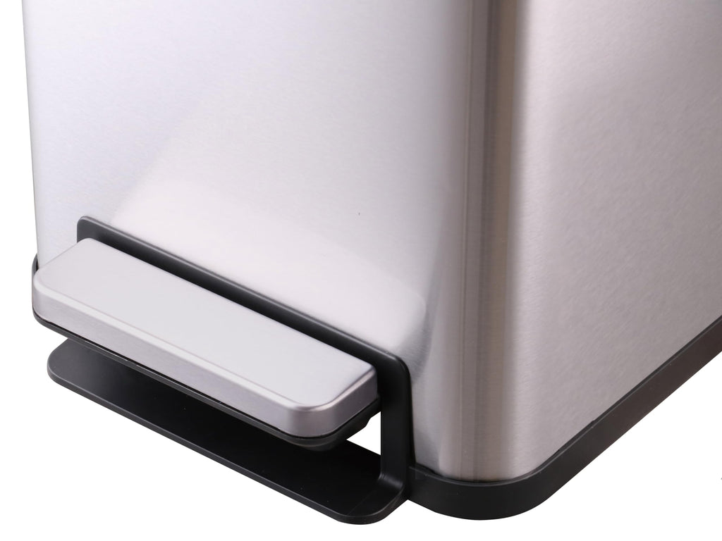 43L Dual Recycling Bin Stainless Steel A635974