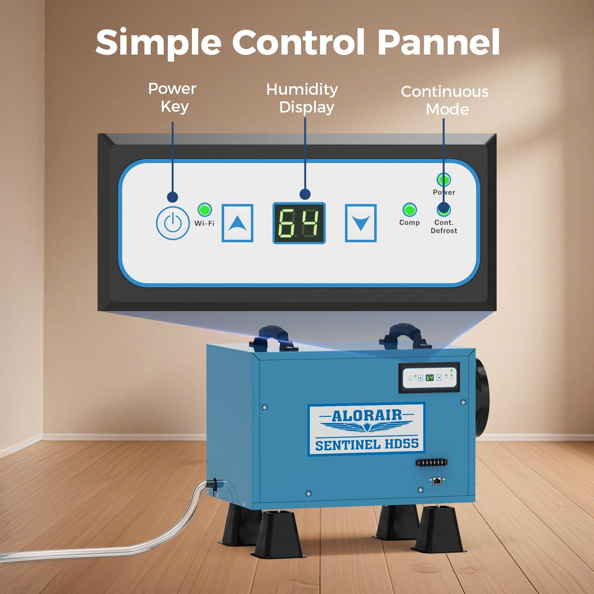 113 Pints Crawlspace Dehumidifier S5005