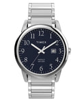 Men's 40mm Watch Blue Dial Silver-Tone H7172