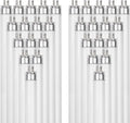 24 Inch T5 Fluorescent Bulb G5 Miniature Bipin Base High Output 1800 Lumens 3000K Soft White 24W Linear Tube Pack of 40 T1377