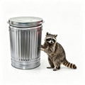31 Gallon Heavy Duty Galvanized Metal Trash Can with Lid Y6728