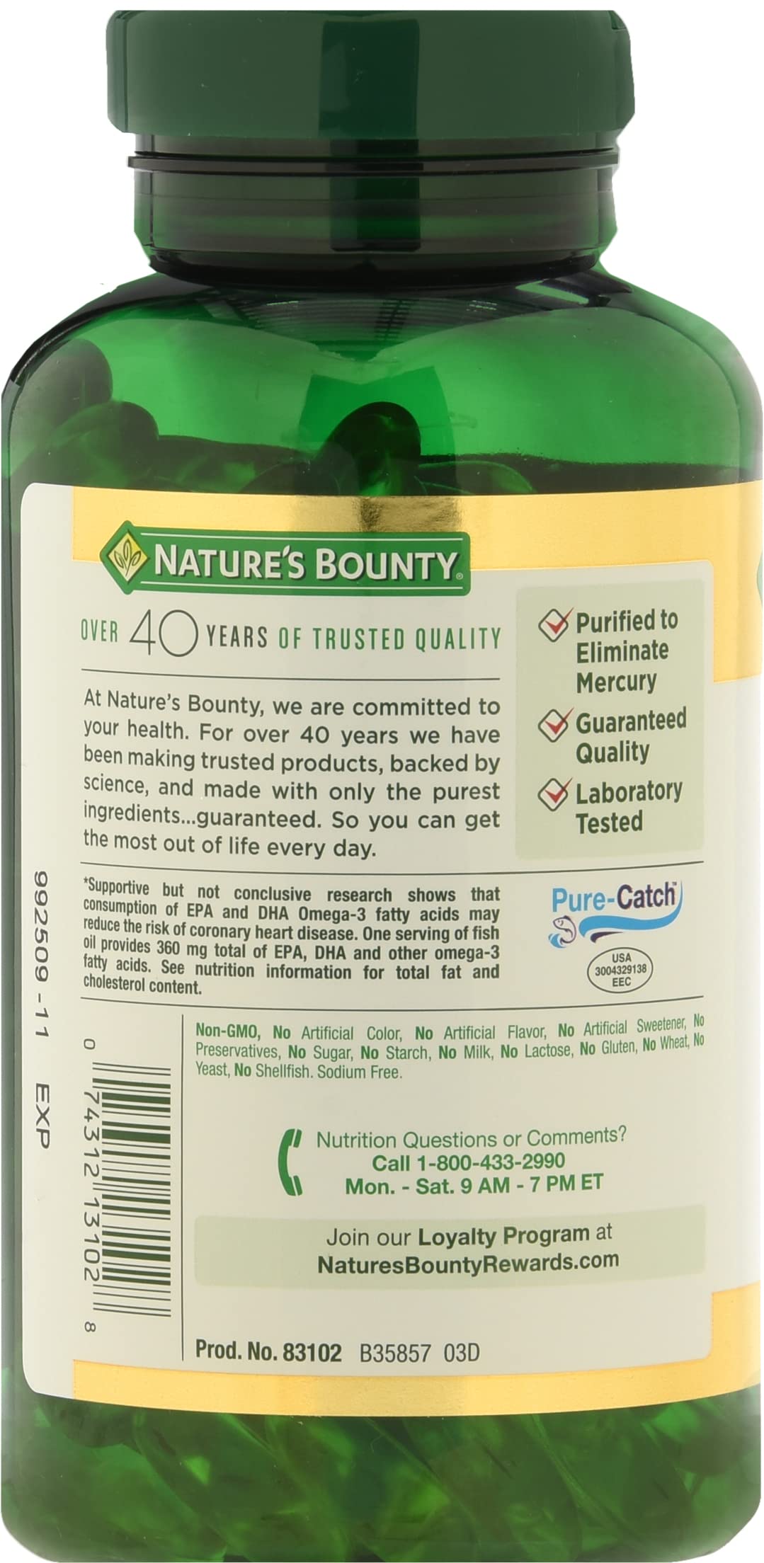 Fish Oil 200 Count G110966