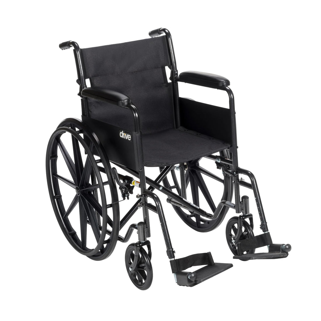 Silver Sport 1 Folding Transport Wheelchair A59557