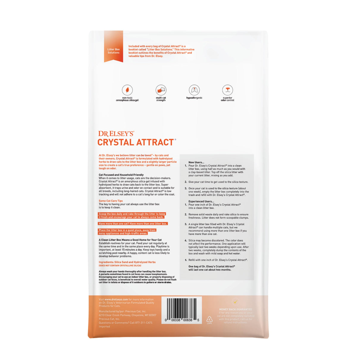 Silica Cat Litter 8lbs J945409