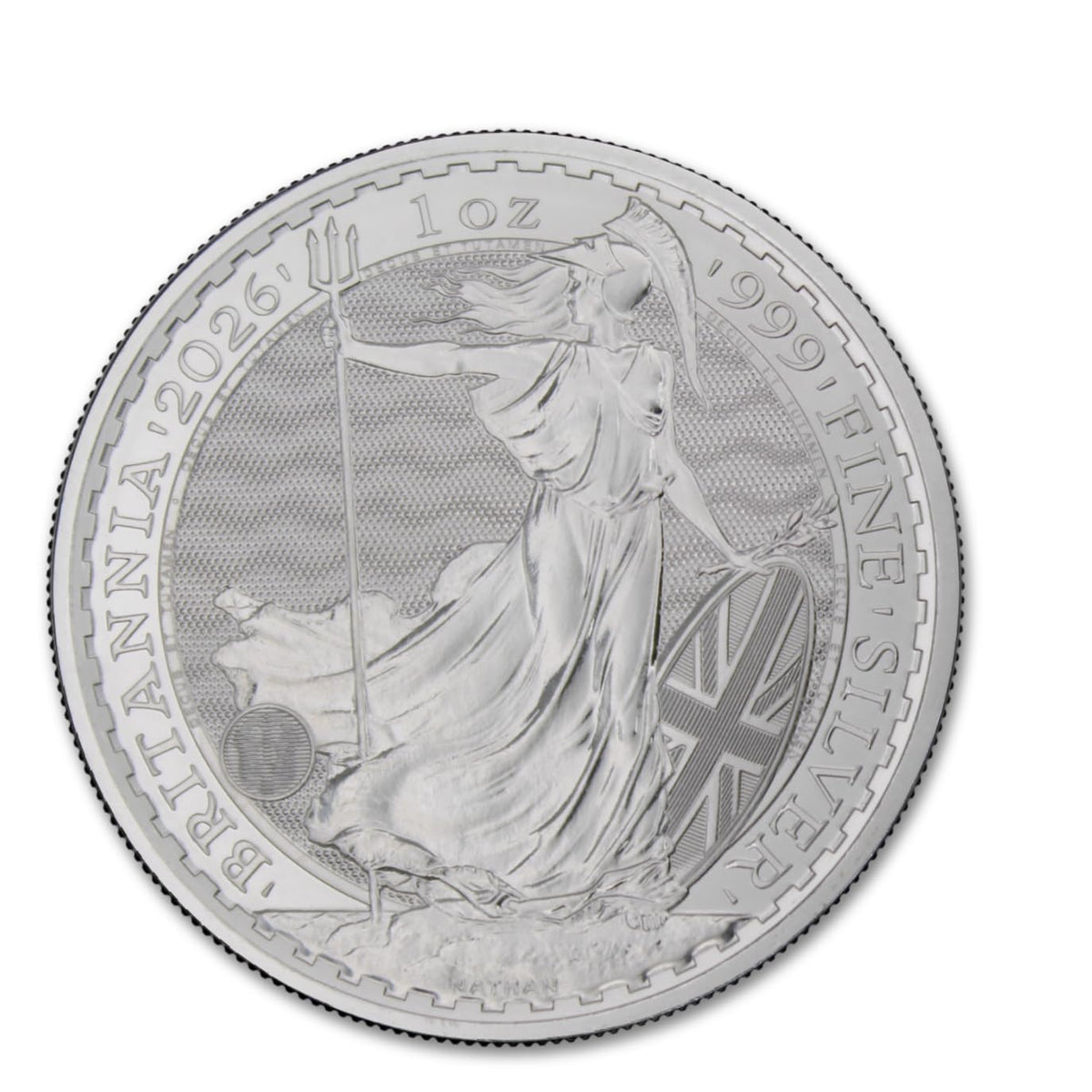1 oz British Silver Britannia Coin Brilliant Uncirculated I3879
