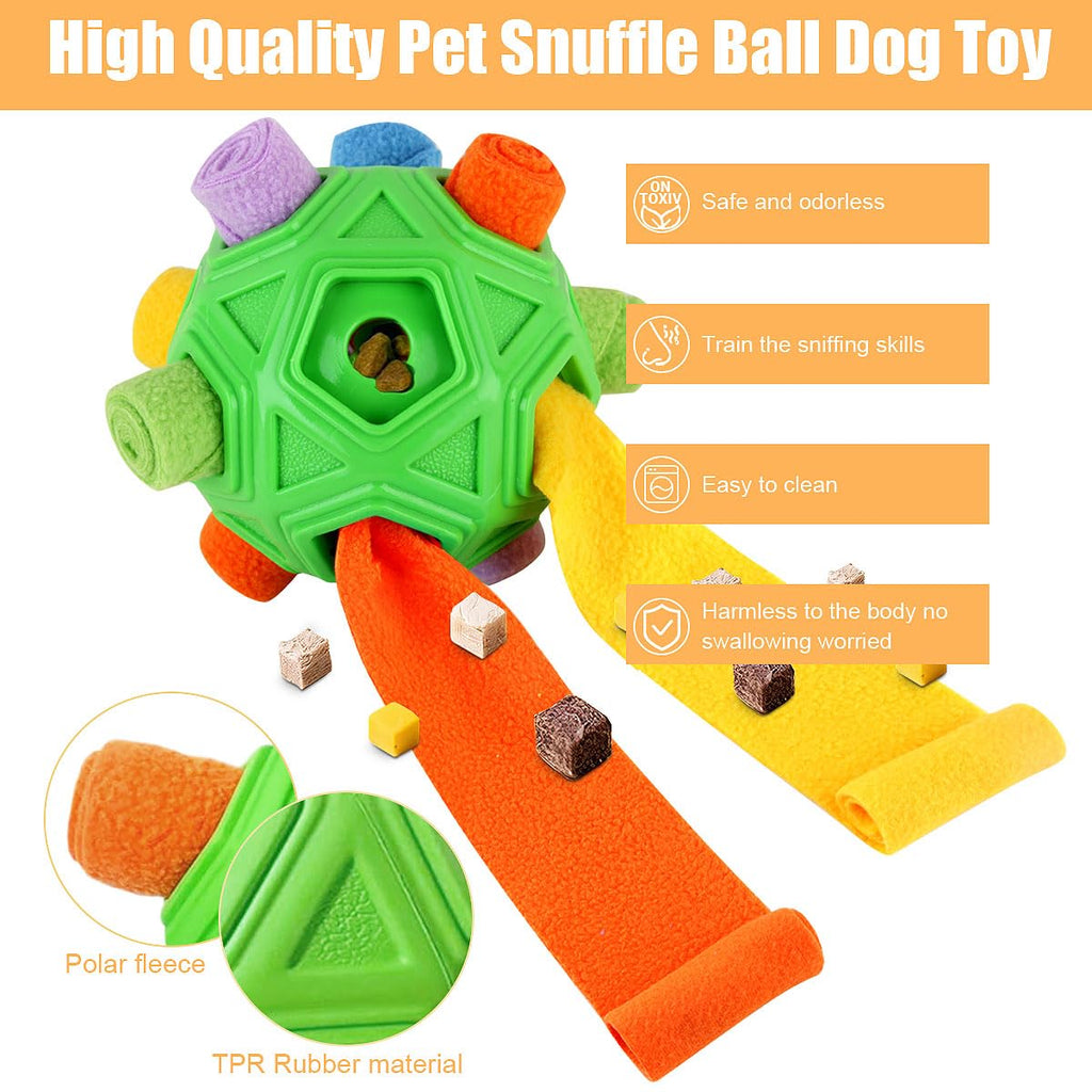Interactive Puzzle Dog Toys Slow Feeder with Squeaky Carrot Toy Q23932