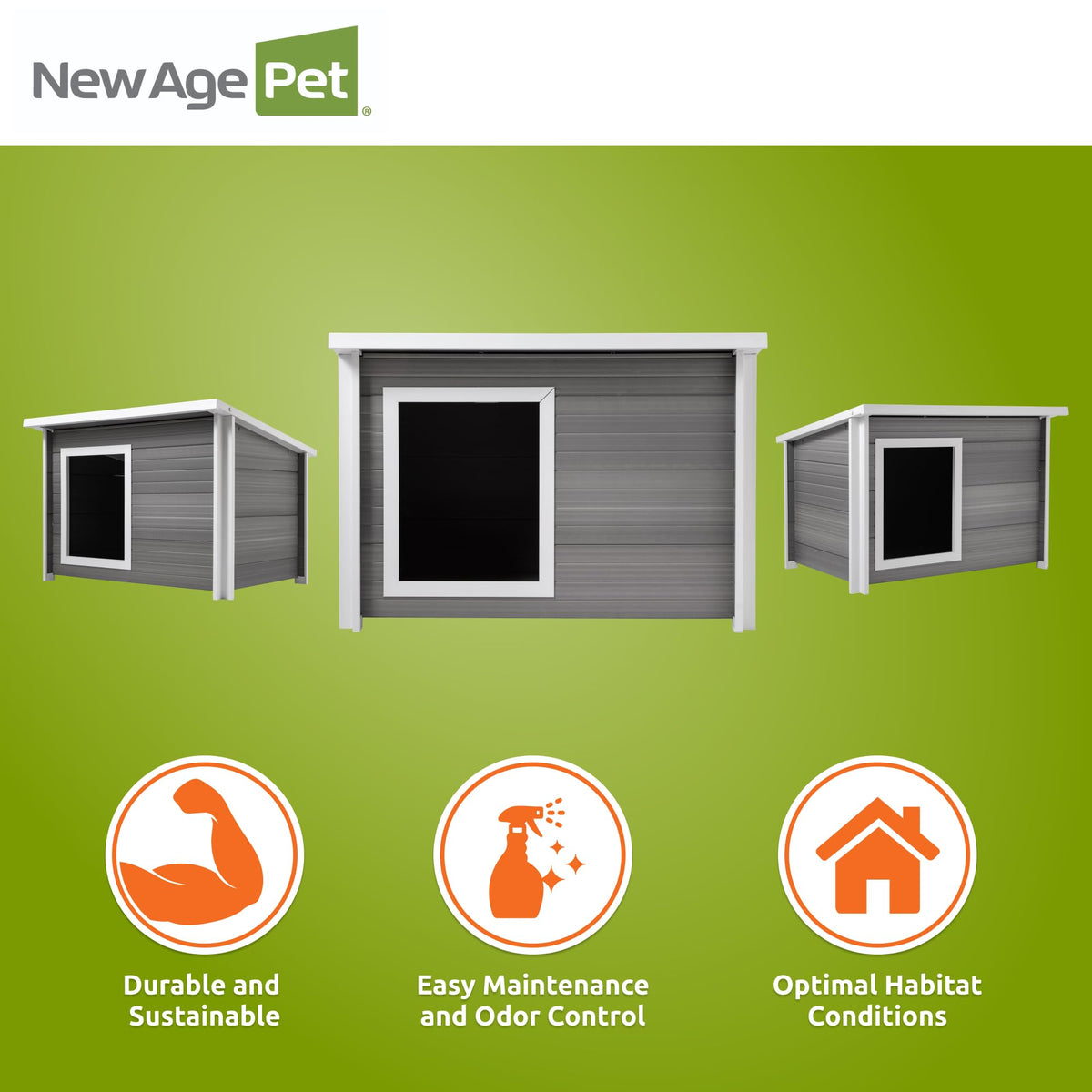 X-Large Grey Dog House T894